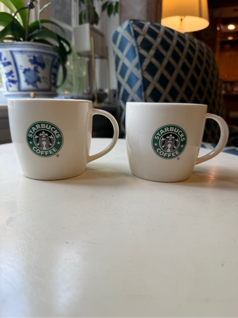 2 Starbucks Bone China Mugs